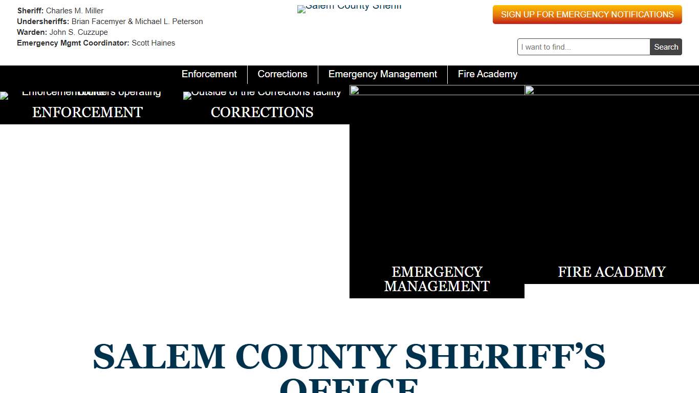 Salem County Sheriff's Office | Salem, NJ